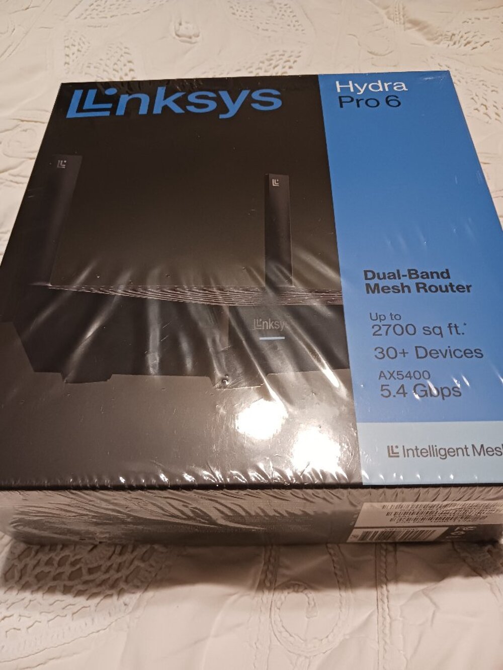 Linksys Hydra Pro 6 Dual-Band Mesh Router (UNOPENED)